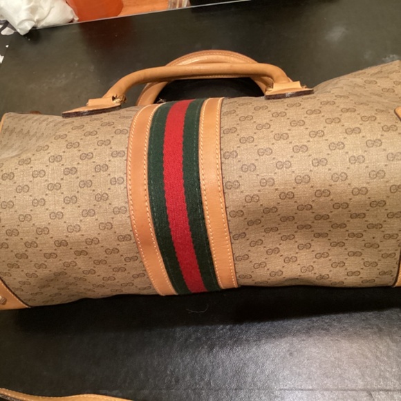 Stunning Vintage GUCCI Coated Canvas GG Monogram Speedy Handbag - Picture 2 of 10